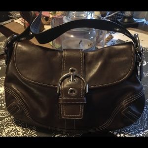 Authentic Coach Brown Shoulder Bag